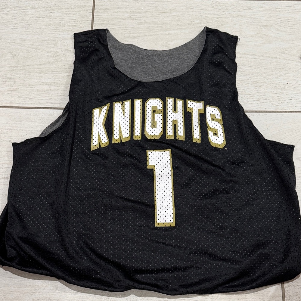 UCF Central Florida Black Knights Jersey crop Tank Top double sided
